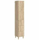 vidaXL Schranksystem Schrankset 2 stk. 33 x 34,5 x 90 cm Holzwerkstoff...