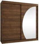 MIRJAN24 Kleiderschrank Wika 200 cm (mit zwei Schiebet&uuml;ren) Schubladen als