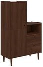 vidaXL Sideboard Schrank BILBAO Karamell 100 x 45 x 160 cm (1 St)