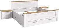 xonox.home Schlafzimmer-Set, (3-tlg. Bett 180x200 cm, 3 Unterbettausz&uuml;ge auf...