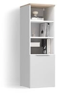 Livinity&reg; Aktenschrank Piave, Wei&szlig;/Sonoma, mit einer T&uuml;r (1-St)