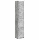 vidaXL Sideboard Schrankset 2 stk. Betongrau Holzwerkstoff (2 St)