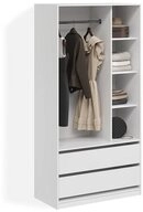 Livinity&reg; Kleiderschrank Trento, Wei&szlig;/Wei&szlig;, mit 2 Schubladen (1-St)