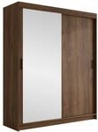 MIRJAN24 Kleiderschrank Infinity II 180 (mit zwei Schwebet&uuml;ren) 180x58x200 cm,...
