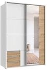 luma-home Schwebet&uuml;renschrank 22683 (B138/H200/T65 cm, Kleiderschrank 2-t&uuml;rig...