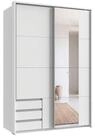 luma-home Schwebet&uuml;renschrank 22681 (B138/H200/T65 cm, Kleiderschrank 2-t&uuml;rig...