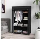 OKWISH Stoffschrank Garderobenschr&auml;nke 103x162,5x43 cm mit Kleiderstange &ndash;...