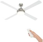 vidaXL Deckenventilator Deckenventilator mit Licht und Fernbedienung &Oslash; 130 cm...
