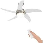 vidaXL Deckenventilator Deckenventilator mit Licht und Fernbedienung &Oslash; 110 cm...