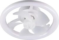 Reality Leuchten LED Deckenleuchte PAJALA mit Ventilator, Deckenventilator mit...