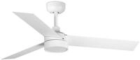 FARO Barcelona Deckenventilator DC Deckenventilator Cruiser S Wei&szlig; mit LED &