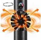 relaxdays Kaminventilator f&uuml;r Ofenrohr magnetisch