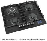 KB Elements Gas-Kochfeld, DIGITALER GAS-STOP-TIMER, MATTE, HITZEBEST&Auml;NDIGE
