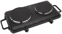 CLATRONIC Doppelkochplatte DKP 3583, f&uuml;r Camping, K&uuml;che, B&uuml;ro, &Oslash; ca. 180 mm...