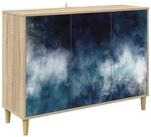 vidaXL Sideboard Sideboard RAALTE Sonoma 102 x 33 x 75 cm Holzwerkstoff (1 St)