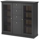 M&ouml;bel Stellbrink Highboard Highboard Lincoln - Schwarz matt