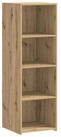 vidaXL Highboard Highboard Artisan-Eiche 40 x 41 x 124 cm Holzwerkstoff (1 St)