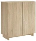 vidaXL Sideboard Sideboard Sonoma-Eiche 67 x 34,5 x 75 cm Holzwerkstoff (1 St)