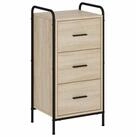 vidaXL Sideboard Sideboard Sonoma-Eiche 97 x 33 x 81 cm Holzwerkstoff (1 St)