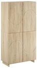 vidaXL Highboard Highboard Sonoma-Eiche 79x41x151 cm Holzwerkstoff (1 St)