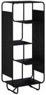 vidaXL Highboard Highboard Schwarz Eichen-Optik 60 x 37,5 x 144 cm...