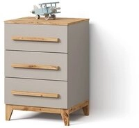 Livinity&reg; Kommode Mailo, Cashmere/Artisan/Artisan, 60 x 88 cm mit T&uuml;r (1 St)