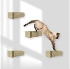 Rohrschneider Katzen-Kletterwand Katzentreppe Wand natur Wandelement Kratzstamm...