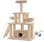 Rohrschneider Kratzbaum Katzenbaum Ginni XXL Katzen-Kratzbaum - massiver...