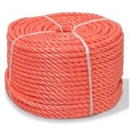 vidaXL Seil Polypropylenseil 14 mm 100 m Orange (1-tlg), Polypropylenseil 14mm...