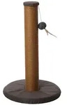 Flamingo Kratzs&auml;ule Kratzbaum Velvi hellgrau grau 38.5 cm x 38.5 cm x 60 cm