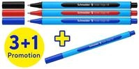 SCHNEIDER Schneider Kugelschreiber Slider Edge blau Schreibfarbe farbsortiert +