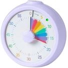 relaxdays K&uuml;chentimer Visueller Timer Regenbogen lila