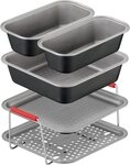 Tefal Backform Dail'Easy, Backeinsatz f&uuml;r die Hei&szlig;luftfritteuse, (Set 5-tlg),