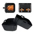 LuxusKollektion Frittiereinsatz Silikonform Hei&szlig;luftfritteuse 2 Kammern 8,5L