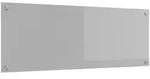 vidaXL K&uuml;chenr&uuml;ckwand K&uuml;chenr&uuml;ckwand Hellgrau 110 x 40 cm Geh&auml;rtetes Glas,