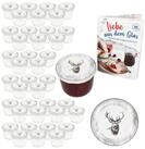 MamboCat Einmachglas 40er Set Sturzglas 230ml Einmachglas + Twist-Off-Deckel...