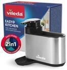 Vileda K&uuml;chenorganizer-Set Sp&uuml;lbeckenorganizer mit Seifenspender Edelstahl, (Set,
