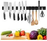 Trhillsbrad Wand-Magnet Messer-Leiste Magnetleiste Messer 60 cm Schwarz...