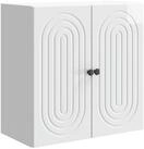 vidaXL H&auml;ngeschrank 59 x 31 x 60 cm H&auml;ngeschrank Wandschrank Hochglanz Wei&szlig;