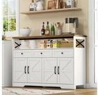 STILVORA Sideboard k&uuml;che mit Stauraum,Anrichte mit Schubladen,Landhausstil