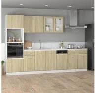 vidaXL H&auml;ngeschrank vidaXL 7-tlg. K&uuml;chenschrank-Set Lyon Sonoma-Eiche...