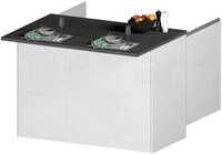 KOCHSTATION K&uuml;cheninsel KS-Sole, Breite 125 cm, mit 2 T&uuml;ren