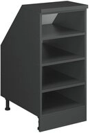 Vicco Kommode Rion, Anthrazit, 40 x 81.8 cm mit 4 F&auml;chern, Schrankkorpus 60 cm...