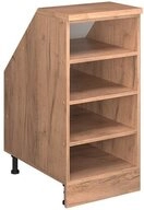 Vicco Kommode Rion, Goldkraft Eiche, 40 x 81.8 cm mit 4 F&auml;chern, Schrankkorpus...