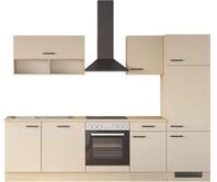 Flex-Well K&uuml;che Creso, Breite 280 cm, wahlweise mit E-Ger&auml;te und Sp&uuml;le in