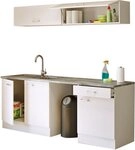 Flex-Well K&uuml;chenzeile LUCCA, 6-teilig, Hauswirtschaftsraum, Hobbyraum, K&uuml;che,