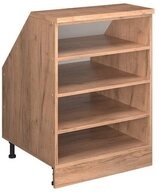 Vicco Kommode Rion, Goldkraft Eiche, 60 x 81.8 cm mit 4 F&auml;chern, Schrankkorpus...
