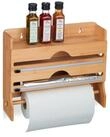 relaxdays Wandrollenhalter aus Bambus, (1-St)