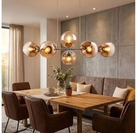 GLOBO LIGHTING LED-H&auml;ngeleuchte, Leuchtmittel inklusive, Warmwei&szlig;, LED...