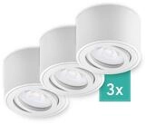 Oktaplex lighting LED Deckenstrahler Lile Aluminium Aufbauspot wei&szlig;,...